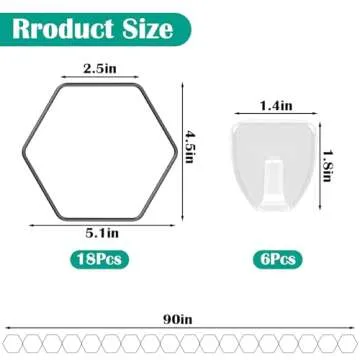 Geavo 18pcs Chain Trellis for Climbing Plants, 90in Indoor Outdoor Plant Climbing Support, DIY Garden Wall Trellis for Potted Plants, Monstera, Pothos, Ivy, Vine, Houseplant Accessories Decor