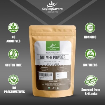 Organic Nutmeg Powder from Sri Lanka - Premium Quality