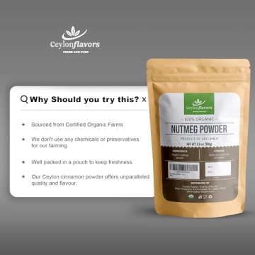 Organic Nutmeg Powder from Sri Lanka - Premium Quality