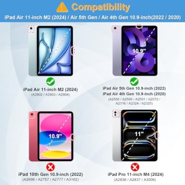 Fintie iPad Air M2 SlimShell Case with Pencil Holder