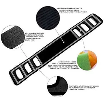 Transfer Board Patient Lift Gait Belt Transfer Sling Transferring Turning Handicap Bariatric Patient Patient Care Safety Mobility Aids Equipment