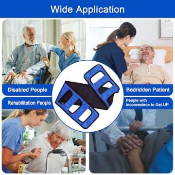 Transfer Board Patient Lift Gait Belt Transfer Sling Transferring Turning Handicap Bariatric Patient Patient Care Safety Mobility Aids Equipment