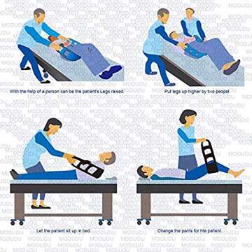 Transfer Board Patient Lift Gait Belt Transfer Sling Transferring Turning Handicap Bariatric Patient Patient Care Safety Mobility Aids Equipment