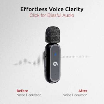 OS TECH Dual Wireless Lavalier Microphone for All Creators!