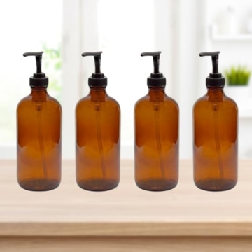 Buy Cornucopia 8oz Glass Pump Bottles - Stylish & Functional