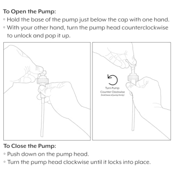 Buy Cornucopia 8oz Glass Pump Bottles - Stylish & Functional