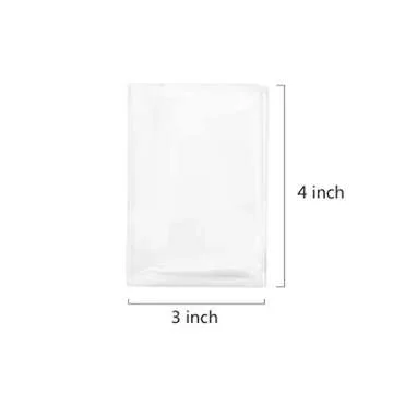 400 Clear Treat Cello Bags and Ties 3x4 for Lollipop Cake Pop Candy Buffet Chocolate Cookie Wedding ...