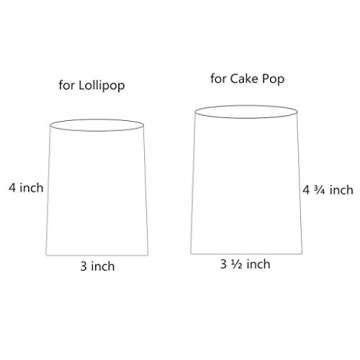400 Clear Treat Cello Bags and Ties 3x4 for Lollipop Cake Pop Candy Buffet Chocolate Cookie Wedding Supply (3'' x 4'')