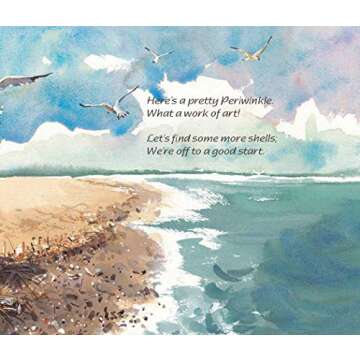 Seashells by the Seashore: A Counting Book for Kids Perfect for the Beach or Classroom (Includes Different Facts About Seashells)