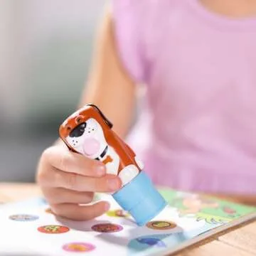 Melissa & Doug Sticker Wow!™ Dog and Unicorn Bundle: 2 24-Page Activity Pads, 2 Sticker Stampers, 600 Stickers, Arts and Crafts Fidget Toy Collectible Characters