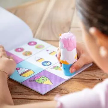 Melissa & Doug Sticker Wow!™ Dog and Unicorn Bundle: 2 24-Page Activity Pads, 2 Sticker Stampers, 600 Stickers, Arts and Crafts Fidget Toy Collectible Characters