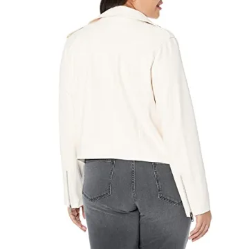 Stylish Women's Faux Leather Moto Jacket for All Seasons