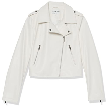 Stylish Women's Faux Leather Moto Jacket for All Seasons