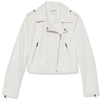 Stylish Women's Faux Leather Moto Jacket for All Seasons