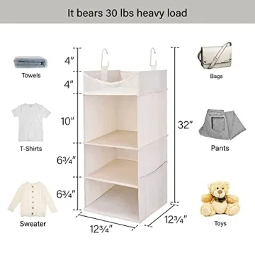 StorageWorks 3-Shelf Closet Organizer for Smart Storage