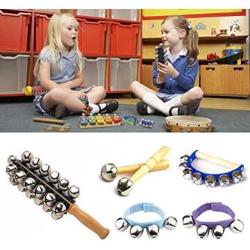 Augshy 50 Pieces Jingle Bells 4/5Inch Craft Bell Bulk for Christmas Home and Pet Decorations (Silver)