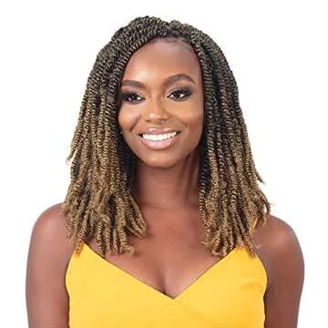 FreeTress Crochet Braids 3X Pre-Fluffed Poppin Twist 16"