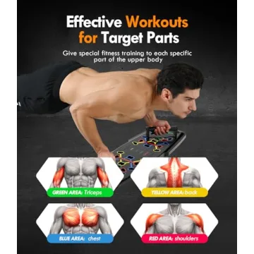 Push Up Board for Home Gym Strength Training