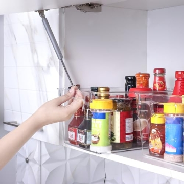 Utopia Kitchen Clear Organizer Bins for Effortless Storage