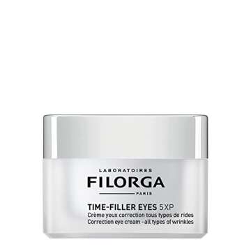 Filorga Time-Filler Eyes 5-XP Anti Aging Eye Cream for Youthful Eyes and Enhanced Lashes, 0.5 Fl Oz