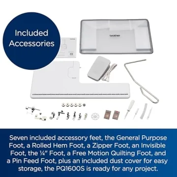 Brother PQ1600S High-Speed Sewing Machine for Crafters