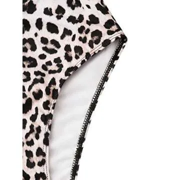 Floerns High Waist Leopard Bikini for Trendy Women