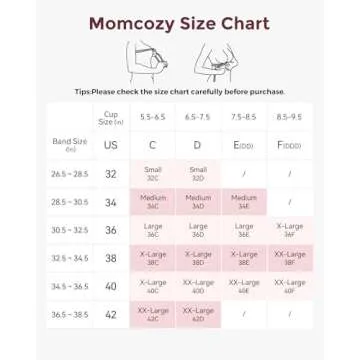 Momcozy Seamless 4-in-1 Pumping Bra Hands Free, CozyFitClasp Pumping & Nursing Bras, Supportive Breast Pump Bra