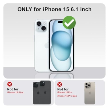 Yeddabox Cute Polka Dot Case for iPhone 15 Slim Protection