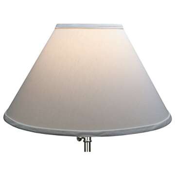 FenchelShades Lampshade 6" Top 16" Bottom with Washer