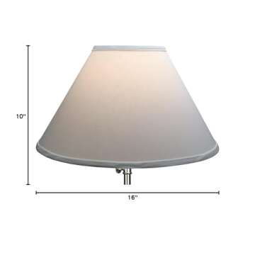 FenchelShades Lampshade 6" Top 16" Bottom with Washer