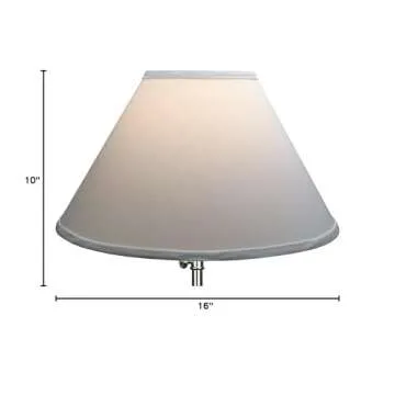 FenchelShades Lampshade 6" Top 16" Bottom with Washer