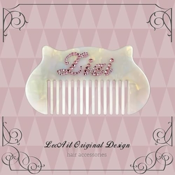 Exquisite Personalized Rhinestone Name Comb - Unique Hair Accessory Gift