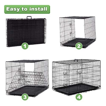 BestPet 48" Dog Crate - Ideal for Large Breeds