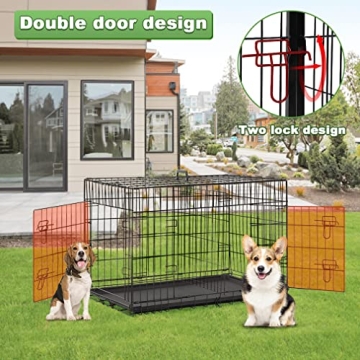 BestPet 48" Dog Crate - Ideal for Large Breeds