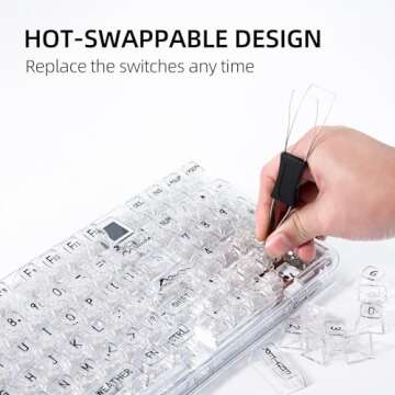 CoolKiller CK75 Mechanical Keyboard with RGB Lighting