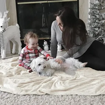 Bedsure Fleece Blanket - 300GSM Cozy Plush Twin Size
