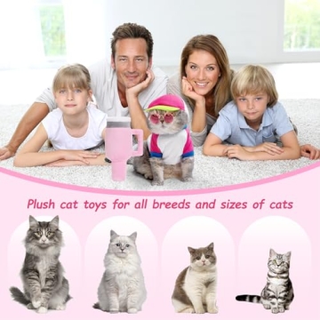 Mity Rain Catnip Interactive Toys Cute Cat Chew Tumbler