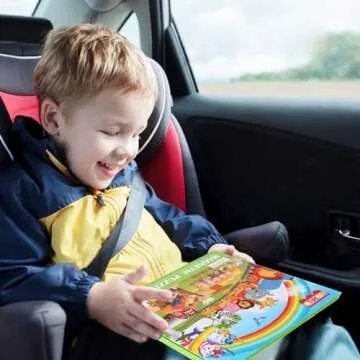 Magnetic Puzzles for Kids Ages 4-6, 20-Piece Travel Toys Animal Toddler Puzzles Ages 2-4, Educational Learning Magnets, Ideal Road Trip Activities Toys for 2 3 4 5 6 Boys and Girls