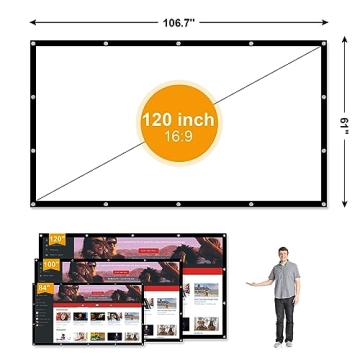 Azzuro 120 Inch Projector Screen for Memorable Events