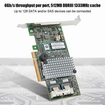Bewinner LSI MegaRAID 9272-8I SAS RAID 5 6 512 Cache Array Card