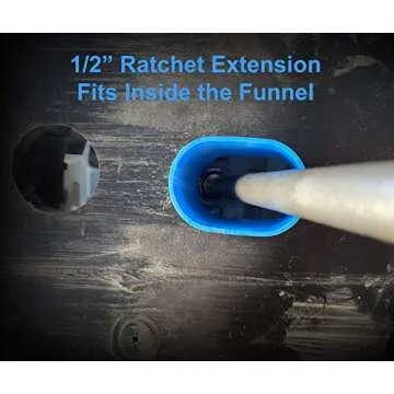 BLUEJAWZ Can-Am Funnel - Maverick X3, UTVs, Motorcycles, Cars, Trucks, Boats, and General Purpose Shop Use