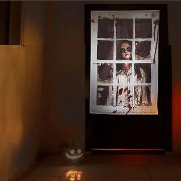 YOYOJOY Halloween Ghost Window Decorations for Spooky Vibes