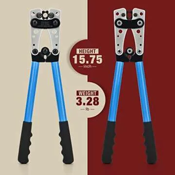 Heavy Duty Crimping Tool for AWG 8-1/0 Cables
