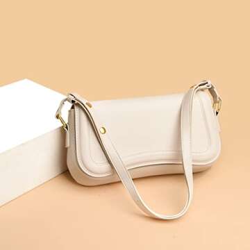 DOREAMALOE Womens Leather Vintage Large Shoulder Purse Handbag Designer Crossbody Bags Purse Fashion Tote Bag For Women