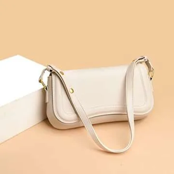 DOREAMALOE Womens Leather Vintage Large Shoulder Purse Handbag Designer Crossbody Bags Purse Fashion Tote Bag For Women