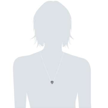 Gucci Necklace Trademark Heart Pendant in Sterling Silver Ybb223512001