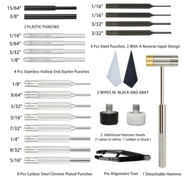 BESTNULE Punch Set | Durable & Versatile Tool Kit for Precision Work