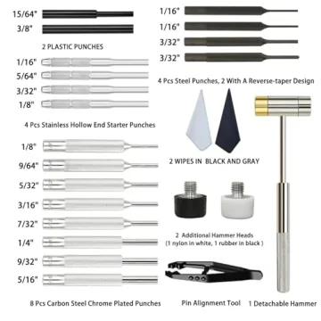 BESTNULE Punch Set | Durable & Versatile Tool Kit for Precision Work