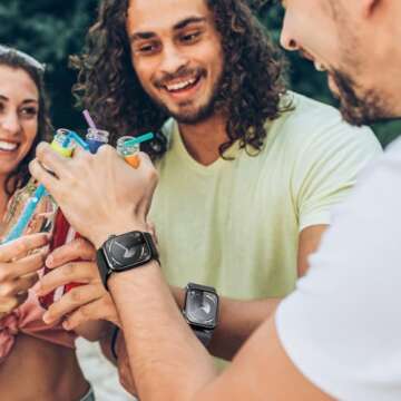 Stylish 6 Pack Stretchy Bands for Apple Watch Men Women