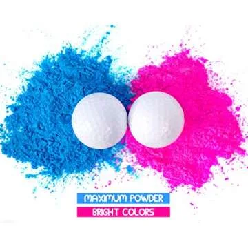 Gender Reveal Golf Balls Exploding Set for Fun Reveals